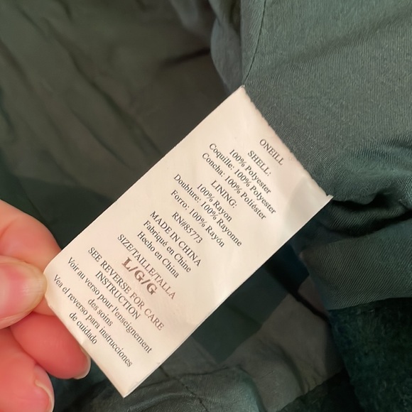 O’Neill Peacoat, Green, Hooded - Picture 6 of 7